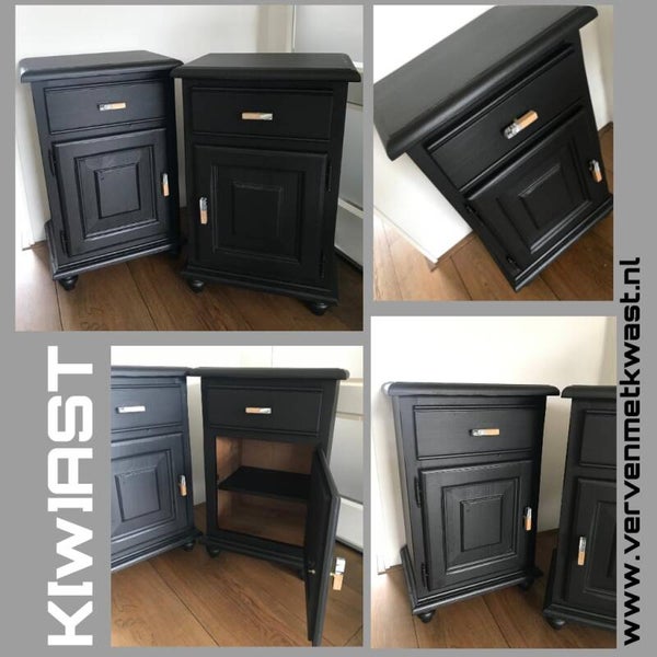 Set Nachtkastjes Coal Black