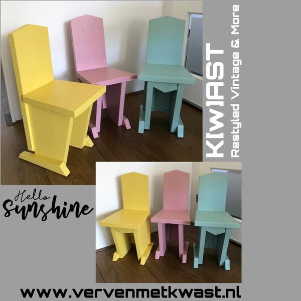 Kleurrijke Kinderstoeltjes