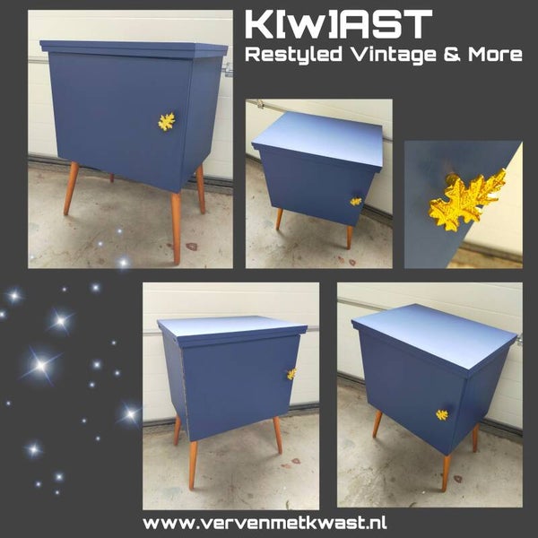 Vintage / Retro kastje Liberty Blue