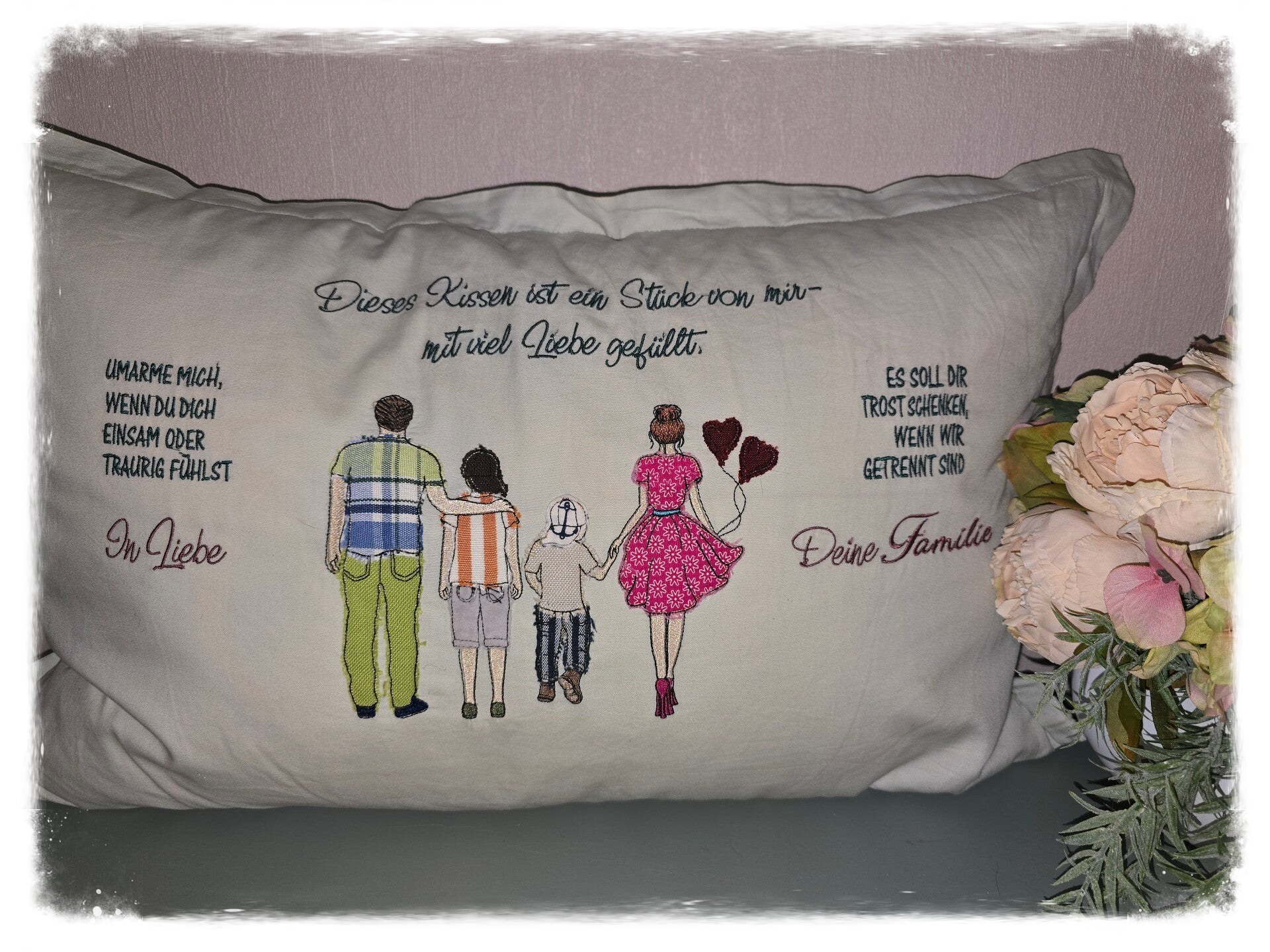 Geschenk Familie Kissen 