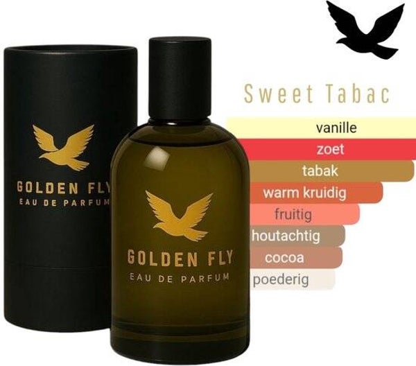 Golden Fly - Golden Fly - Sweet Tabac - Eau de parfum - Unisex- 50ml - betaalbare luxe.