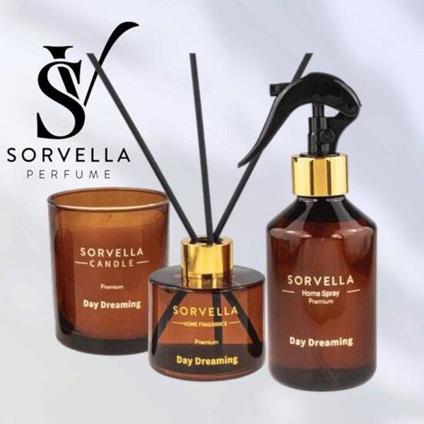 Sorvella Luxe cadeauset - DAY DREAMING - Kaars - geurstokjes - huisspray.