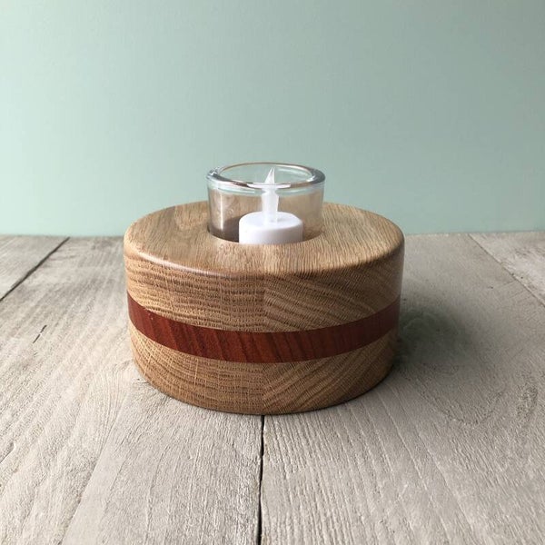 Houten Theelicht #44