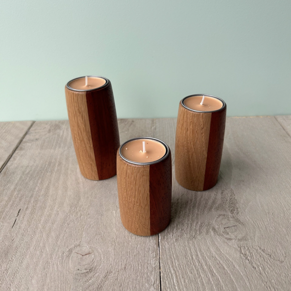 Houten Kandelaar Set #91