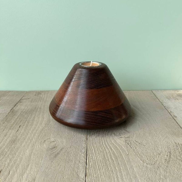 Houten Samengestelde Urn met Theelicht #5
