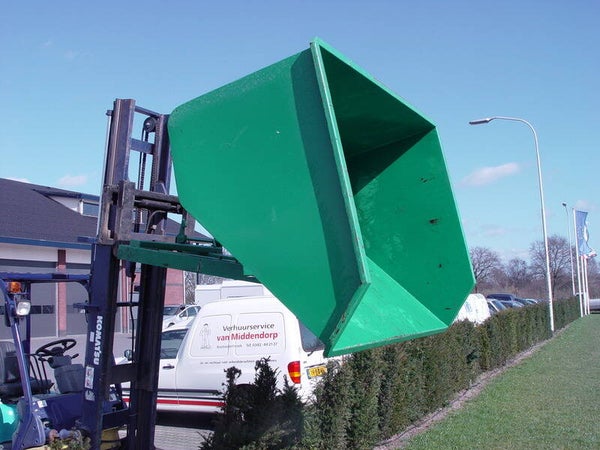 Afvalcontainer zonder deksel 1500liter