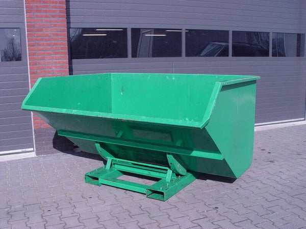 Afvalcontainer zonder deksel 2000 liter