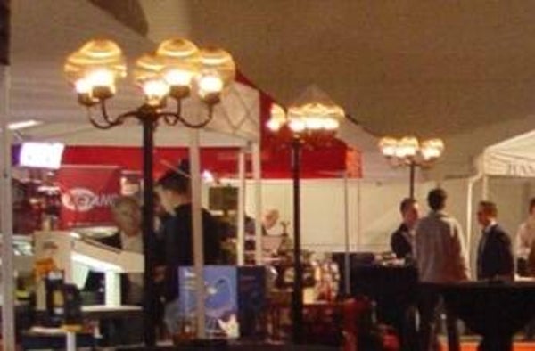 Staande lantaarn 5 bollen