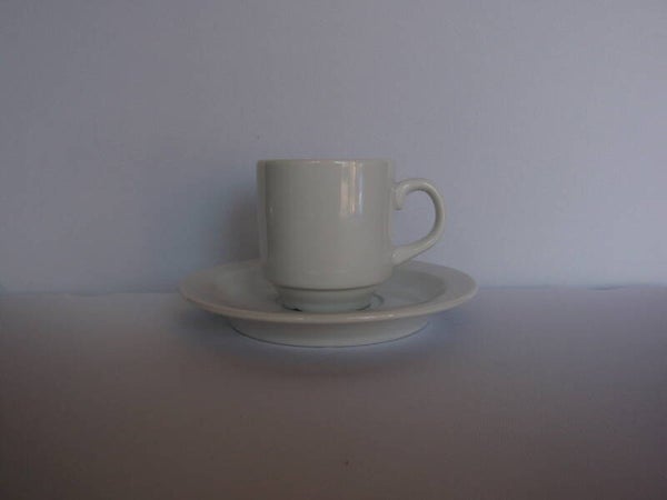 Koffiekop en schotel (evt. lepeltje)