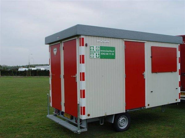 Schaftwagen open ruimte met opbergkast en toilet