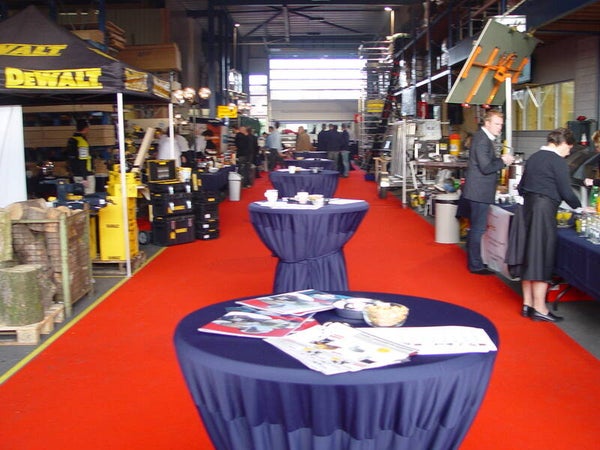 Rode loper 400 cm breed