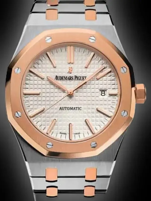 Audemars Piguet Royal Oak 15400 Silver-Toned Dial, Stainless Steel, 41.0 mm, Self Winding