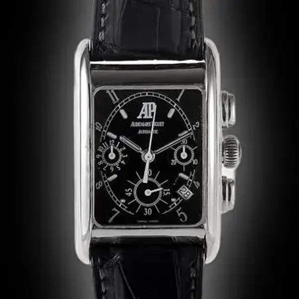 Audemars Piguet Edward Piguet 25925 Black Dial, 18kt White Gold, 36.0 mm, Men's Watch