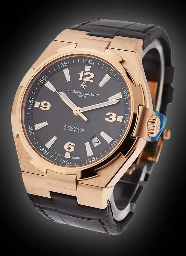 Vacheron Constantin Overseas 47040 Black Dial, 18kt Rose Gold, 42.0 mm, Automatic