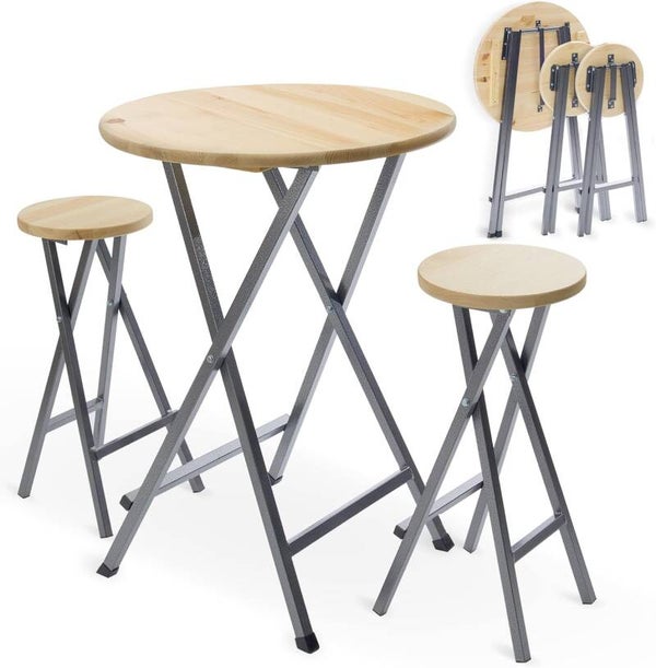 Stehtisch klappbar – 110cm hoch – Massive