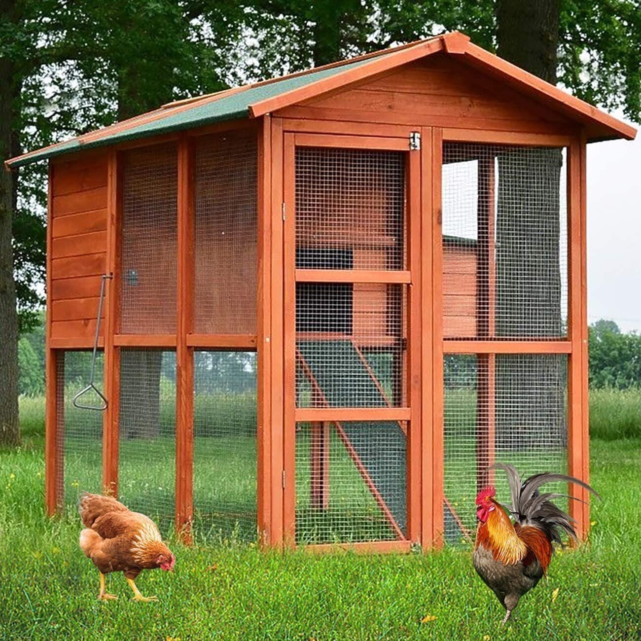 Hühnerstall Braun