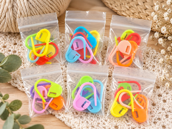 Colourful Stitch Markers – 5 Pack