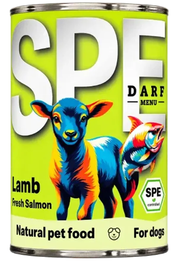 DARF Menu Lam & Zalm 400g in Blik