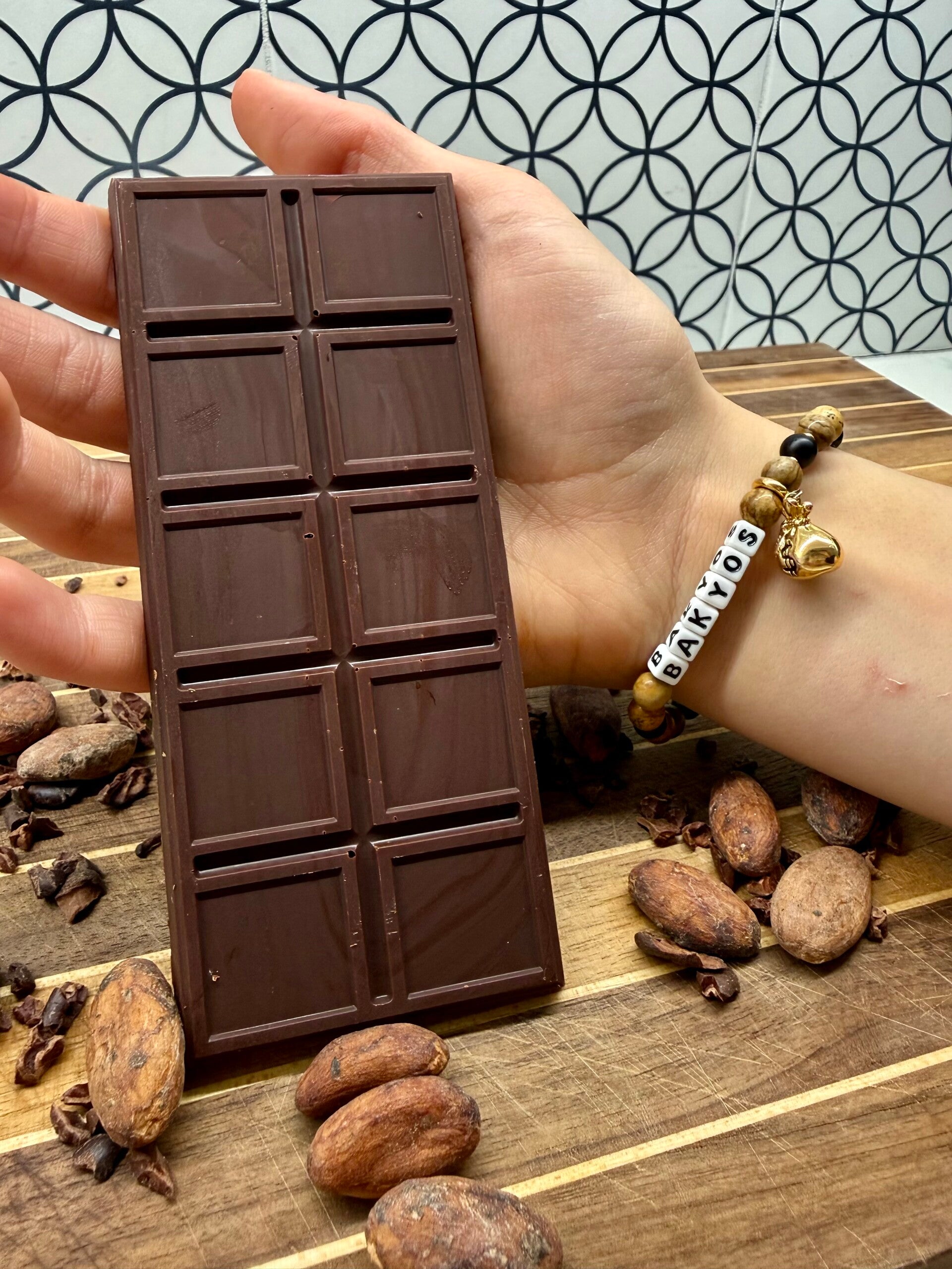 Chocolat noir onctueux aux framboises 5x