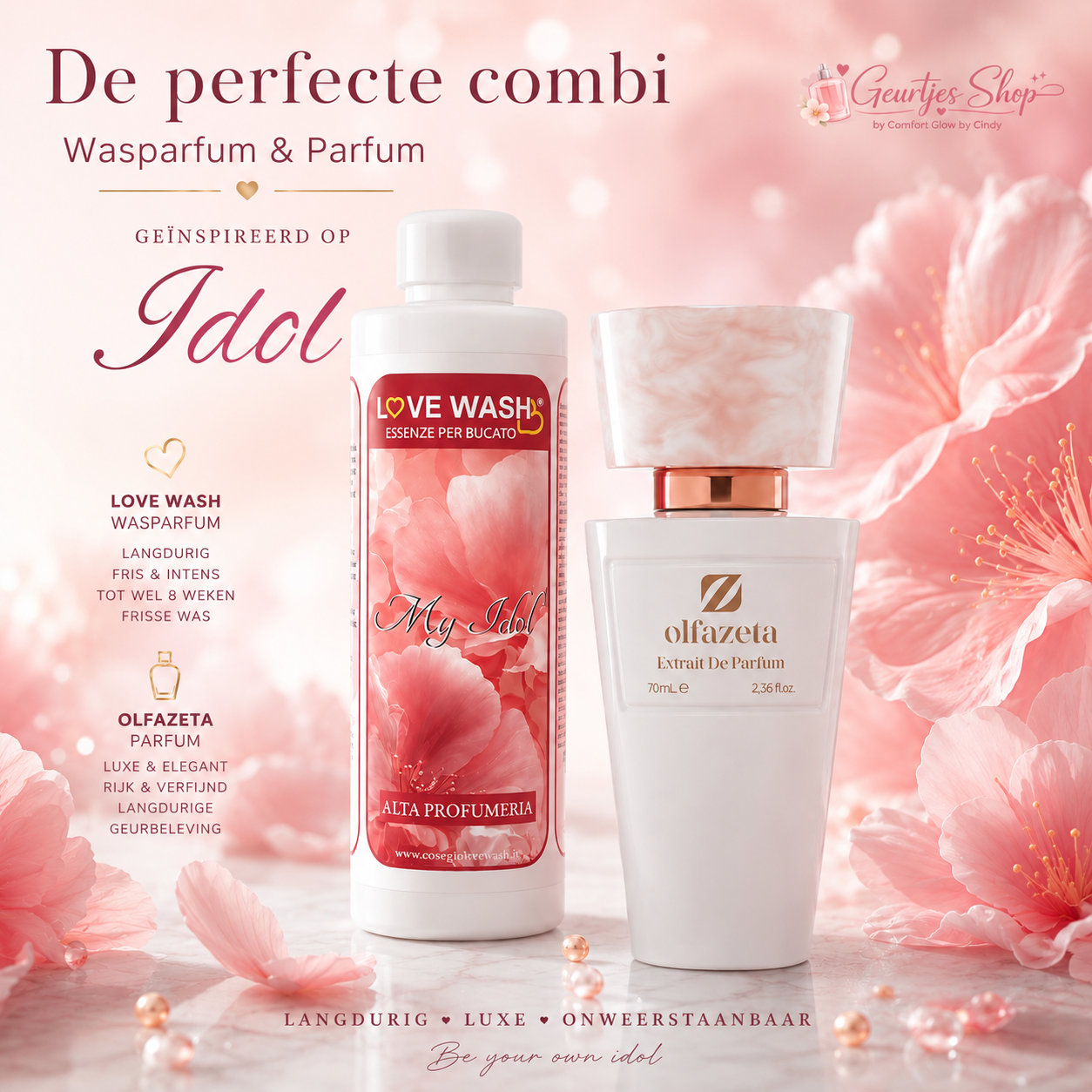 🌷 My Idol Set – Wasparfum & Parfum Geïnspireerd op Idôle