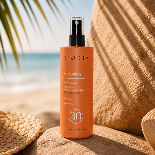 Aurodhea Sun Spray SPF 30 – Hoge Zonnebescherming & Hydratatie
