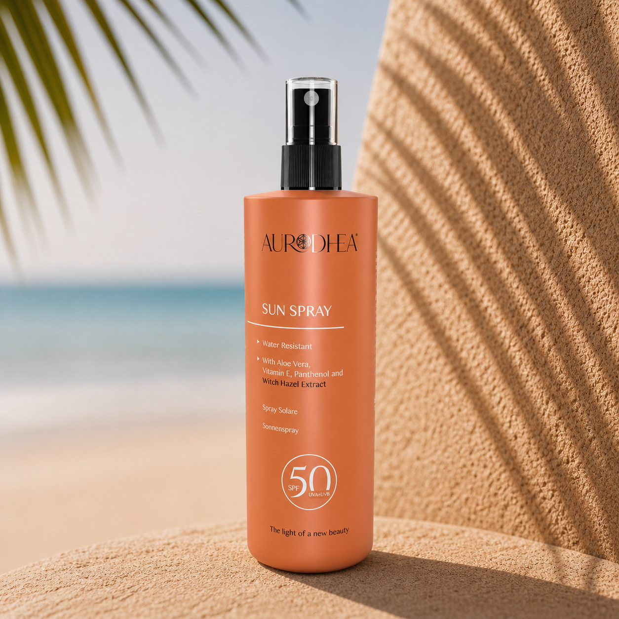 Aurodhea Sun Spray SPF 50 – Zeer Hoge Zonnebescherming & Hydratatie