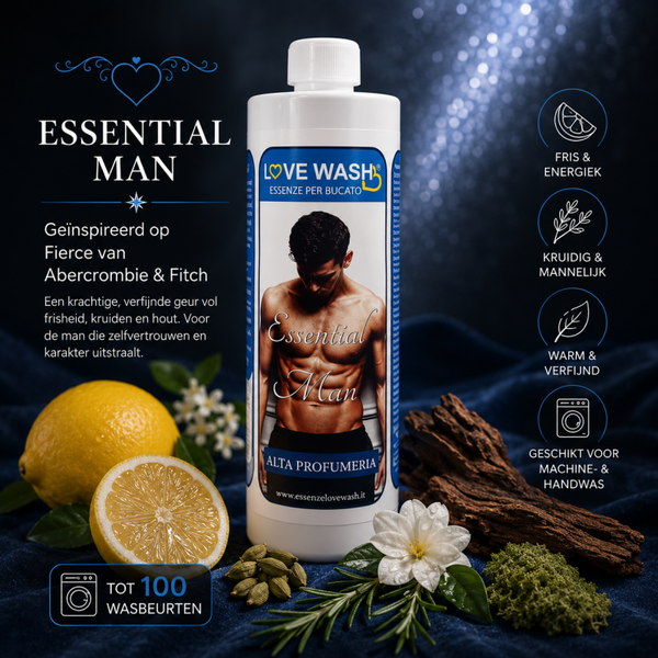 🖤 Essential Man Wasparfum 250ML – Geïnspireerd op Fierce Abercrombie & Fitch
