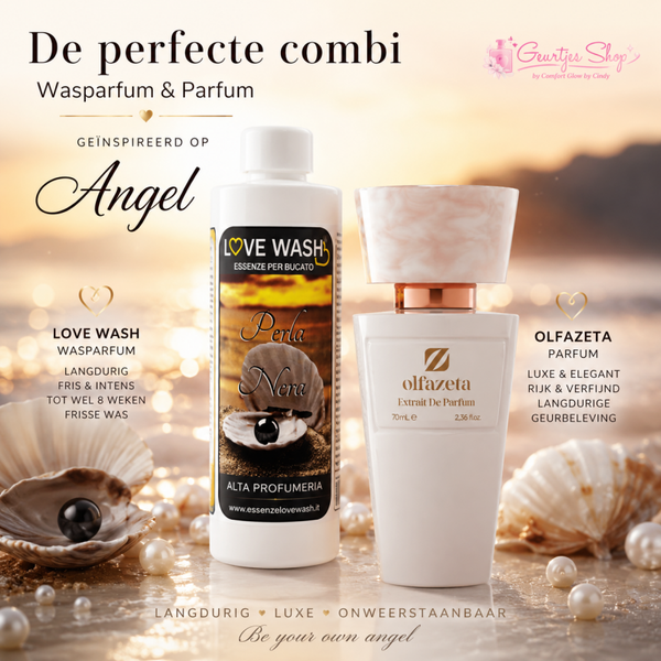 💎 Perla Nera Set – Wasparfum & Parfum Geïnspireerd op Angel