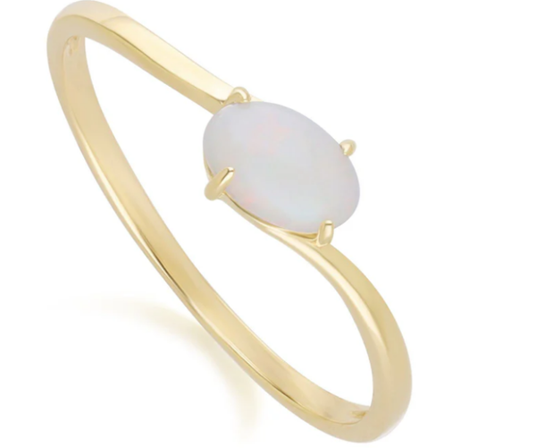Bague Sophie en or 375 et lait maternel