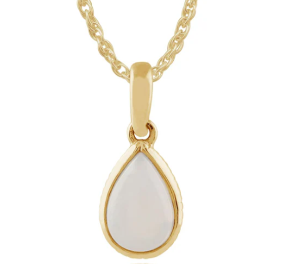 Pendentif goutte Maternel en Or