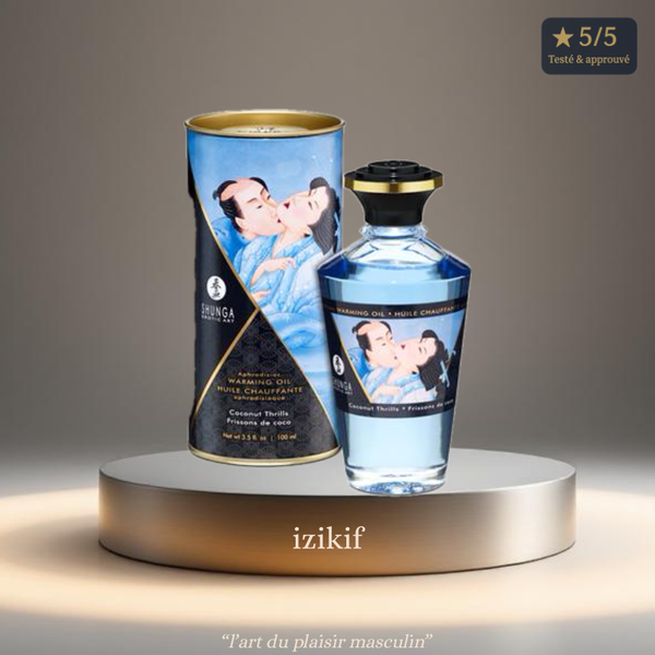 Huile de massage chauffante à la noix de coco – Shunga