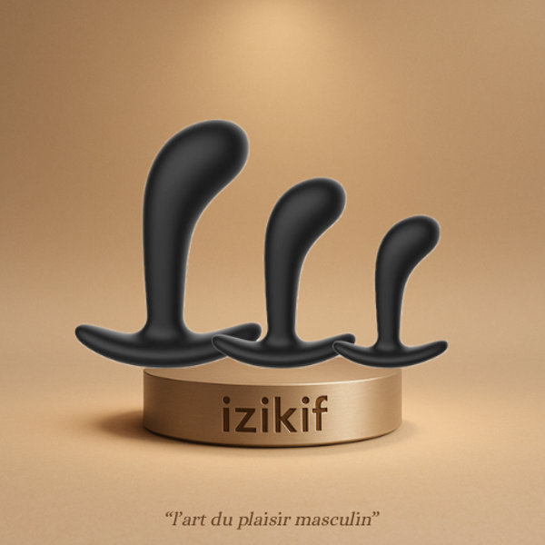 TRISET – Lot de 3 plugs anaux stimulants