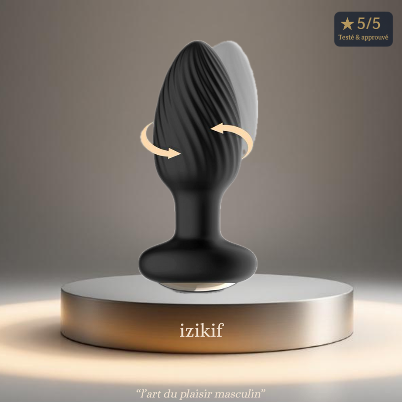 DRAGO – Plug anal rotatif et vibrant télécommandé