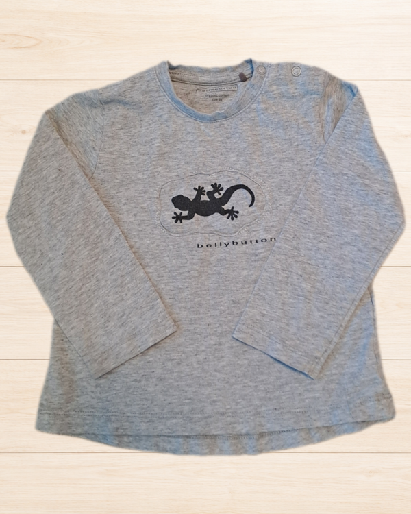 Langarmshirt Grau Gr. 74