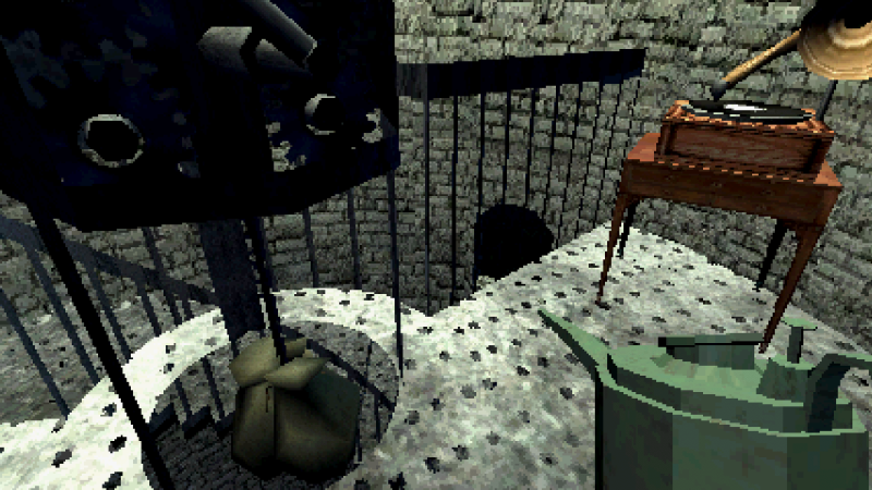 The interior of the lighthouse.