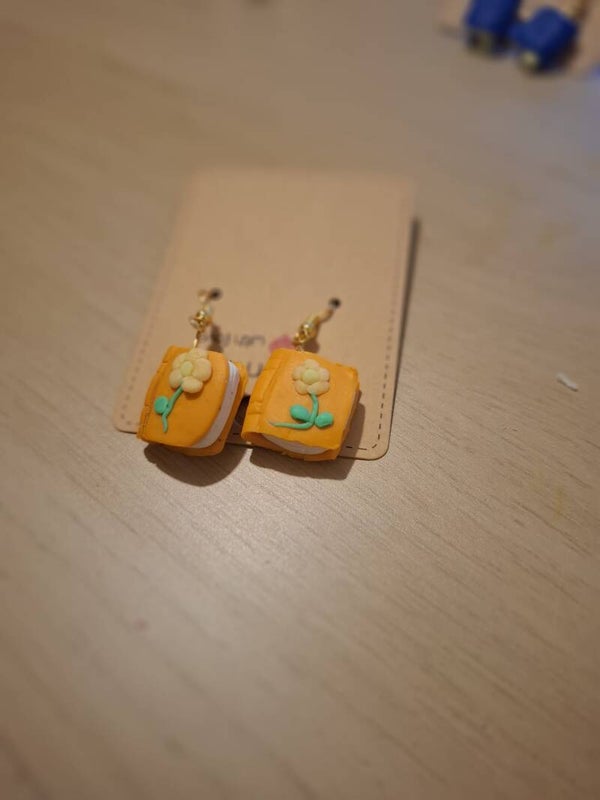 Book Earrings
