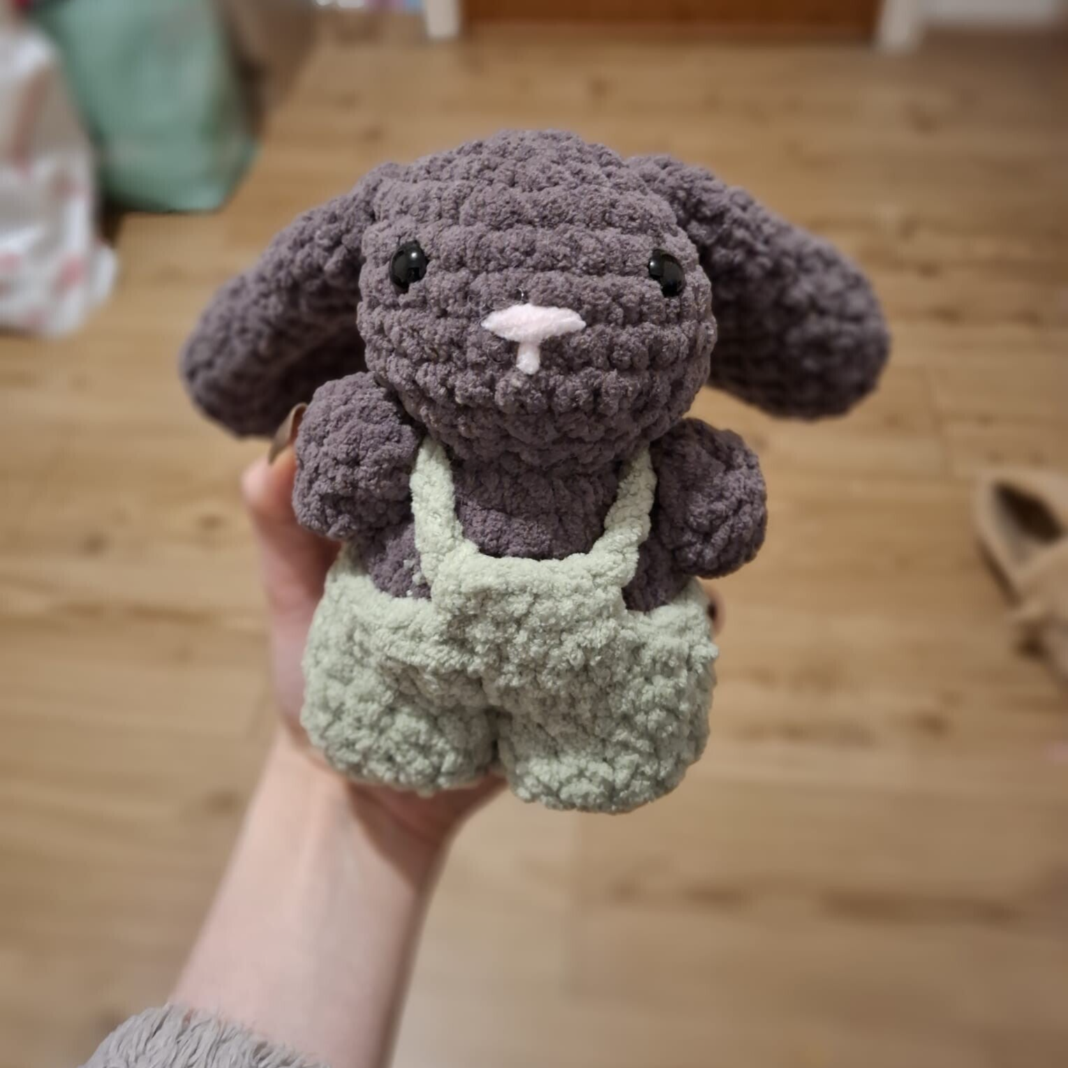 Bunny in Overalls