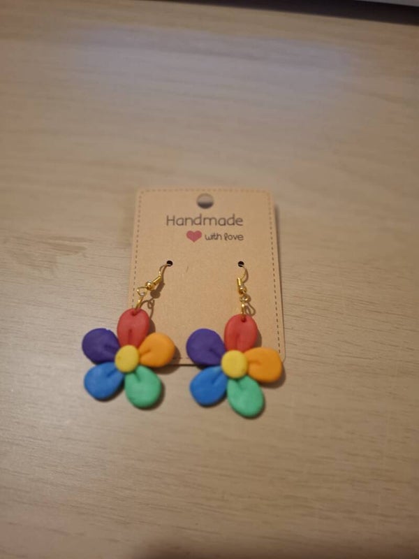LGTBQ Flower Earrings