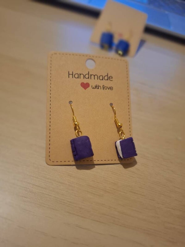 Book Earrings