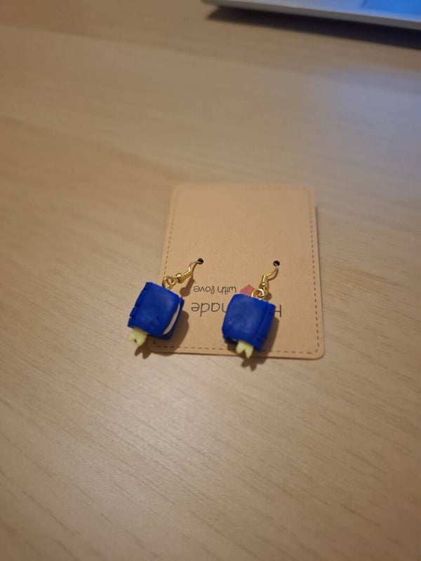 Small Book Earrings