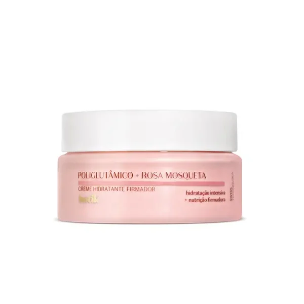 Botik Creme Facial Hidratante Firmador Poliglutâmico + Rosa Mosqueta 50g