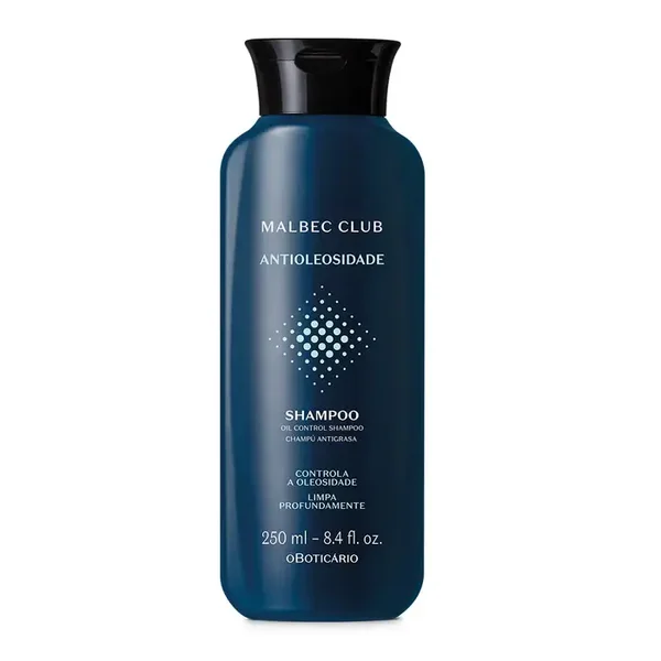 Malbec Club Shampoo Antioleosidade 250ml