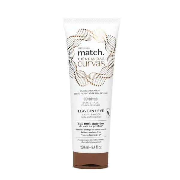 Leave-in Leve Match Ciência das Curvas 250ml