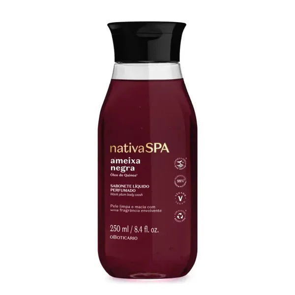 Sabonete Líquido NativaSpa Ameixa Negra 250ml