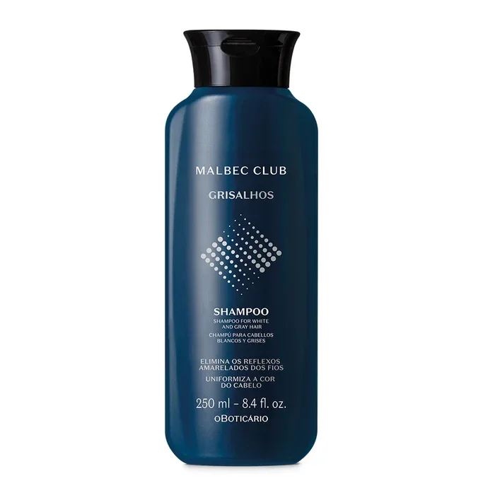 Malbec Club Shampoo Grisalhos 250ml