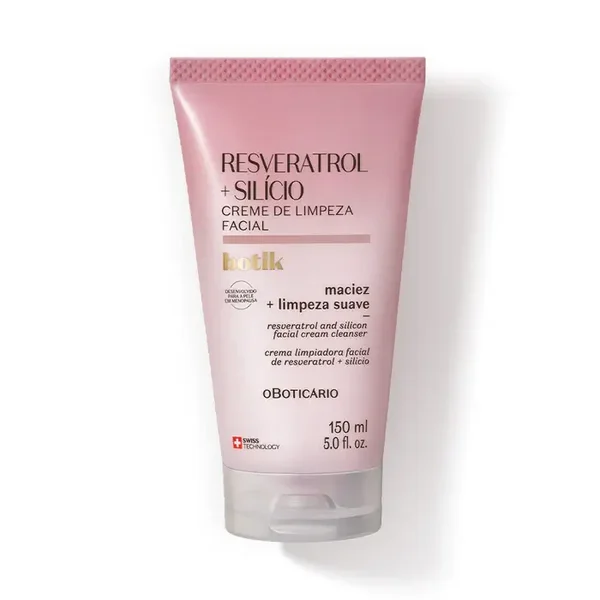Creme de Limpeza Facial Botik Resveratrol + Silício 150ml