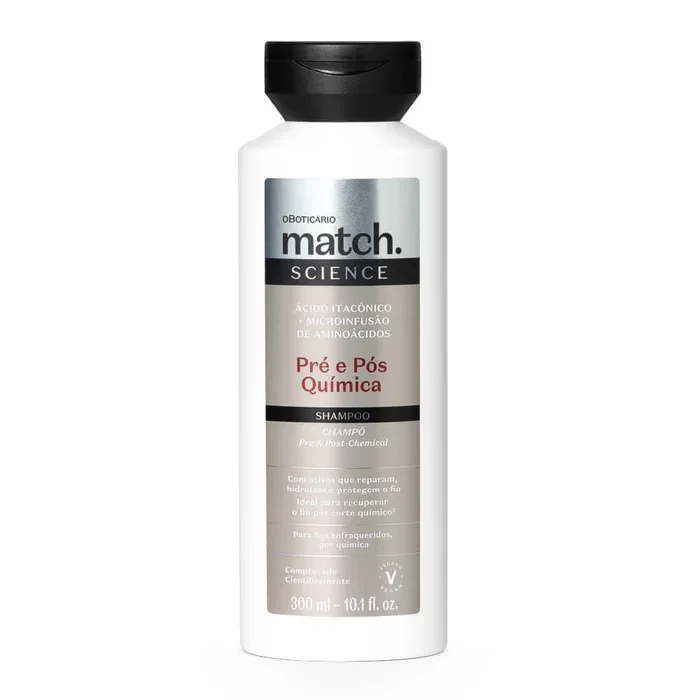 Shampoo Match Pré e Pós Química 300ml