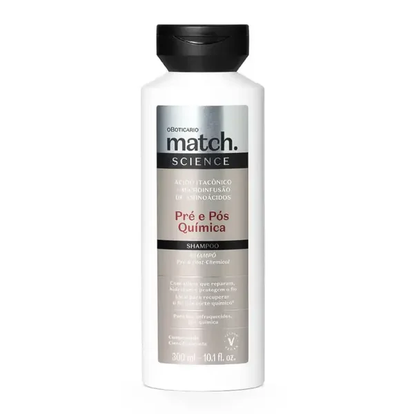 Shampoo Match Pré e Pós Química 300ml