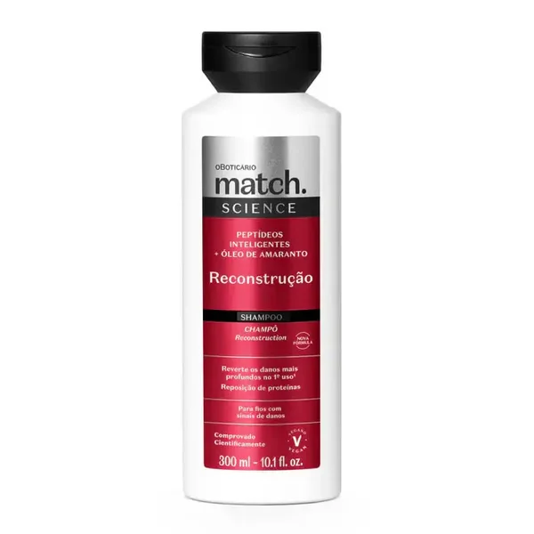 Shampoo Match Science Reconstrução 300ml