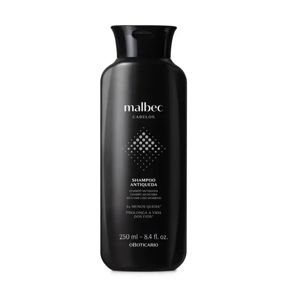Malbec Club Shampoo Antiqueda 250ml